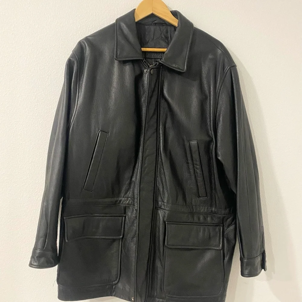 Bostonian by Moores Genuine Leather Jacket - Large